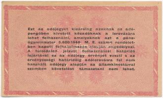 1946. 1.000.000AP fordított címer, "amelyekNEK" T:II-,III szép papír