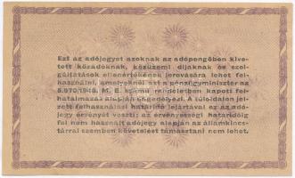 1946. 100.000AP sorozat- és sorszám nélkül,vágáshiba T:I-,II