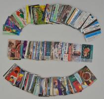 Kis telefonkártya-gyűjtemény: 100 db használt magyar telefonkártya + 80 db külföldi telefonkártya