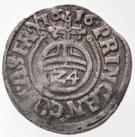 Német Államok / Anhalt 1616. Garas Ag (1,42g) T:2-,3 hajlott German States / Anhalt 1616. Groschen Ag (1,42g) C:VF,F wavy coin