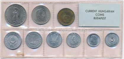 1973. 2f-10Ft (9xklf) érmés forgalmi sor fóliatokban T:1 patina
Adamo FO6