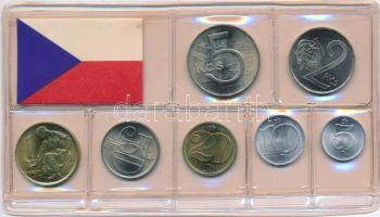 Csehszlovákia 1980. 5h-5K (7xklf) forgalmi sor fóliatokban T:1 Czechoslovakia 1980. 5 Haleru - 5 Korun (7xdiff) in foil packing C:UNC