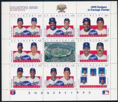 1990 Baseball kisív sor Mi 1617-1634 (apró betapadásnyom)