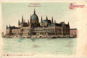 Budapest V. Országház, Erdélyi cs. és kir. udv. fényképész felvételei után, litho (EK)