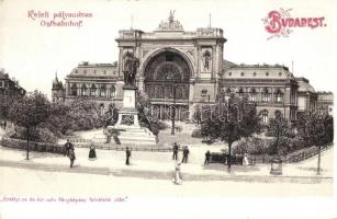 Budapest VII. Keleti pályaudvar, Erdélyi cs. és kir. udv. fényképész felvételei után, litho (EK)