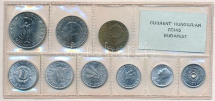 1980. 2f-10Ft (9xklf) érmés forgalmi sor fóliatokban T:1 Adamo FO13