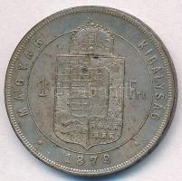 1879KB 1Ft Ag "Ferenc József / Középcímer" T:1-,2
Adamo M15