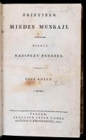 Zrínyi Miklós: Zrínyinek Minden Munkaji I-II. kötet. (Egybekötve.) Kiadta Kazinczy Ferenc. Pest, 181...