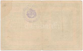 1918. 200K "A 1017" hátoldalán valószínűleg hamis "Budapest Vidéki M. Kir. Pénzügyiga...