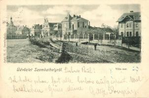 1899 Szombathely, Villa-sor. Apfel H. C. kiadása