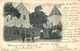 Felsőpulya, Oberpullendorf; Rohonczy várkastély / castle / Schloss (EK)