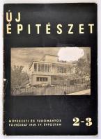 1949 Az Új Építészet c. újság Kozma Lajos emlékszáma. Borítón hibával.