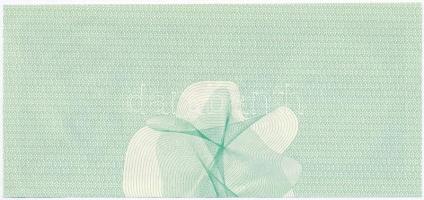 1943. 10P tervezet próbanyomata, utánnyomás, csak előlap T:I- vágott