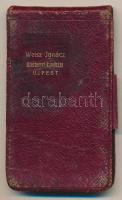 1914 Weisz Ignác Széchényi Kávéháza Újpest tárcanaptár