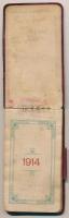 1914 Weisz Ignác Széchényi Kávéháza Újpest tárcanaptár