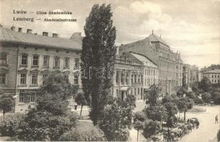 Lviv, Lwów, Lemberg; Ulica Akdemicka / Akademiestrasse / street