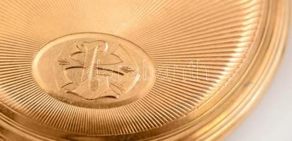 Tavanes 14K arany zsebóra dupla arany fedeles ( egyik hátsó fedlap hiányzik), nem működő szerkezette...