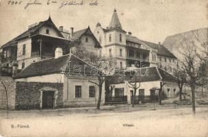 Balatonfüred, Villa sor. Balázsovich Gyula fényképész kiadása (Rb)