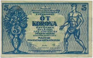 1919. 5K "MÁS TÖRVÉNYES..." T:III szép papír Adamo K8/1