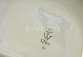 Wallendorf primadonna, kézzel festett, jelzett, hibátlan, m:25,5 cm, h:21 cm/ Wallendorf dancer, per...