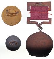 Kína DN "Koreai Háború Emlékérem(?)" festett Br kitüntetés replika + "Mao Ce-tung&quo...