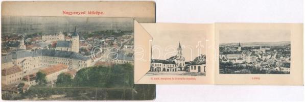 Nagyenyed, Aiud; leporellolap. Lázár Adolf kiadása / leporellocard