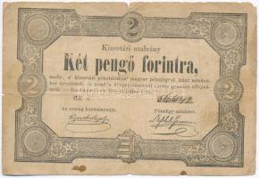 1849. 2Ft Kossuth bankó T:III-  Adamo G108
