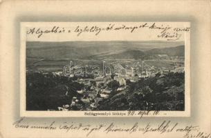 Szilágysomlyó, Simleu Silvanie; látkép. W. L. Bp. 7112. / panorama view (EK)