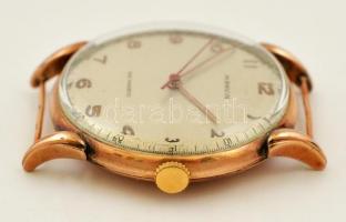 Marvin 14k mechanikus arany karóra, működő szerkezettel, szép számlappal / 14K mechanic gold wristwa...