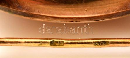 Marvin 14k mechanikus arany karóra, működő szerkezettel, szép számlappal / 14K mechanic gold wristwa...