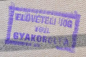 Osztrák-Magyar Monarchia / Arad 1910. "Aradmegyei Takarékpénztár" névre szóló részvénye 10...