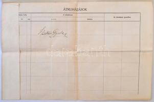 Osztrák-Magyar Monarchia / Arad 1910. "Aradmegyei Takarékpénztár" névre szóló részvénye 10...