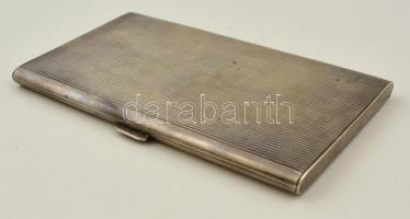 Ezüst cigaretta tárca / Silver cigarette holder 167 g 13,5x7,5 cm