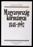 Bölöny József: Magyarország kormányai 1848-1992. Csatolva: Közös miniszterek - horvát bánok - Fiumei kormányzók 1867-1918. Budapest, 1987, Akadémiai Kiadó. Negyedik, bővített és javított kiadás. Kiadói kartonált papírkötés.