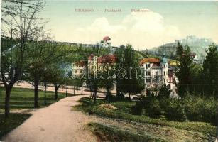 Brassó, Kronstadt, Brasov; Postwiese / Postarét, Brassói Lapok kiadása / meadow, park (EK)