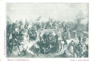 Magyar szabadságharc, Csata a piski hídnál; Divald Károly / Hungarian Revolution of 1848
