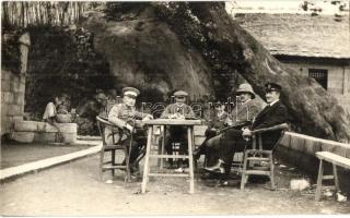 ~1912 Qingdao, Tsingtau, Kiautschou Bay concession; German soldiers with imperialists, photo