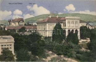 Balatonfüred, Villa sor, Jókai villa, Annuska nyaraló. Koller Károly József kiadása (gyűrődés / crease)