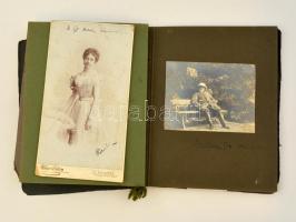 1905 Hegedűs Sándor (1847-1906) közgazdász, miniszter, írót ábrázoló fotók, lánya, Hegedűs Rózsika k...