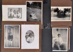 A Hegedűs-Navratil-Tőry család fotóalbuma, benne kb 50 db, nagyrészt modern fotó, néhány századfordulós darabbal.