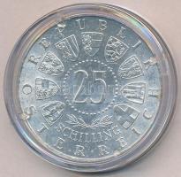 Ausztria 1958. 25Sch Ag "Carl Auer von Welsbach" T:1-Austria 1958. 25 Schilling Ag "C...