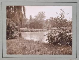 cca 1910-1920 Navratilné Hegedűs Rózsika saját készítésű fotóalbuma, benne közel 100 művészi igényű ...