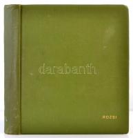 cca 1910-1920 Navratilné Hegedűs Rózsika saját készítésű fotóalbuma, benne közel 100 művészi igényű ...