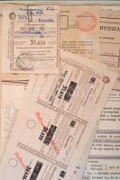 cca 1930 A Generali Triesti általános biztosító, Budapest V. kerületi székházát ábrázoló kötvénytart...