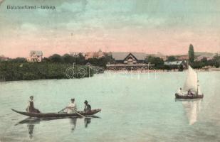 Balatonfüred, evezősök. Koller Károly utóda kiadása (EK)