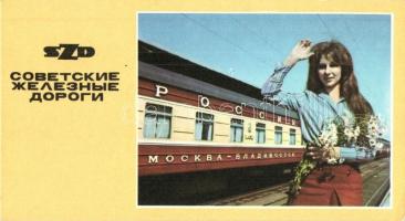 14 db MODERN külföldi közlekedéses képeslap / 14 modern European transport postcards