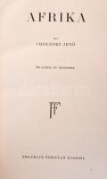 Cholnoky Jenő: A Föld és élete. 3. köt.: Afrika. Bp., é. n., Franklin. Díszes vászonkötésben, jó áll...