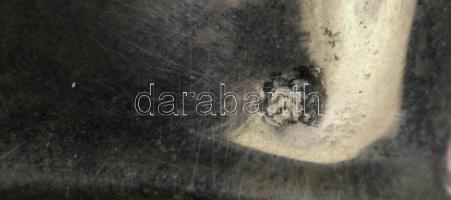 Ezüst(Ag) tálka, jelzett, d: 11 cm, nettó: 41,3 g