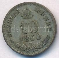 Ausztria / olasz verdejel 1860V 10kr Ag "Ferenc József" T:3 patina
Austria / Italian mint...