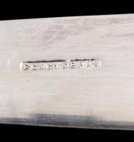 12 db-os angol evőeszközkészlet, jelzett, dobozban